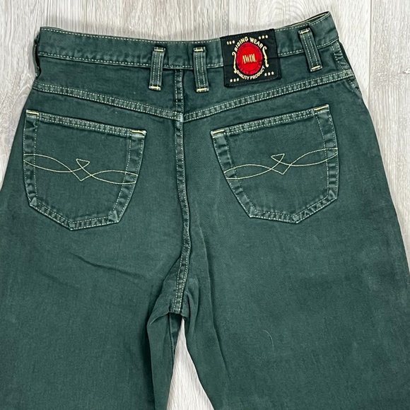 AWOL Riding Wear Quality Product Made in Canada Green Size 30 Jeans - Picture 2 of 7